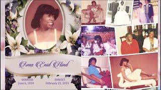 Irma Enid Hind - Homegoing Service