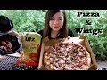 PIZZA HUT MUKBANG IN THE PARK