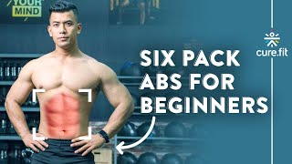 SIX PACK ABS FOR BEGINNERS | Six Pack Workout | How To Get 6 Pack | No Equipment | Cult Fit| CureFit screenshot 5