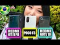 Poco F3 vs Redmi note 10 Pro vs Note 10 Camera teste Review unbox