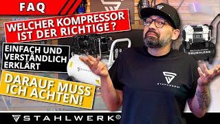 Auf was muss ich bei einem Kompressor achten?