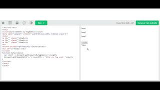 Count elements by TagName() - Javascript - CodyLab
