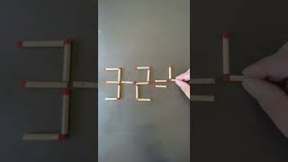 Celebrity How to move 1 stick make equation correct #matchstick #math #puzzle #shorts Net Worth