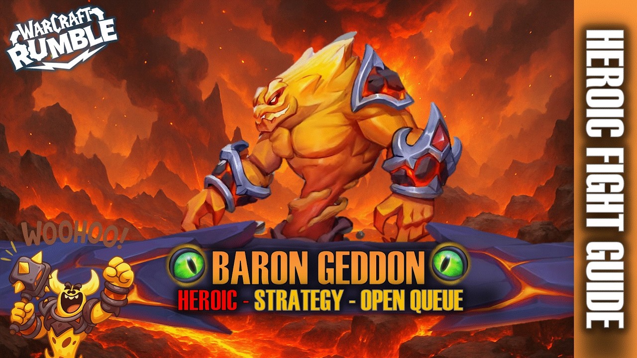 How to Beat Baron Geddon [Heroic Guide] - Warcraft Rumble - Boss Guide