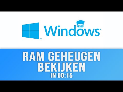 Video: Hoe Het RAM-geheugen Te Bekijken?