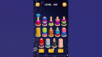 Nut Sort | Color Puzzle | Level 202 | Mobile Games