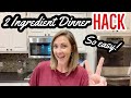 2 INGREDIENT DINNER HACK // CLEARANCE GROCERY HAUL + COOK WITH ME
