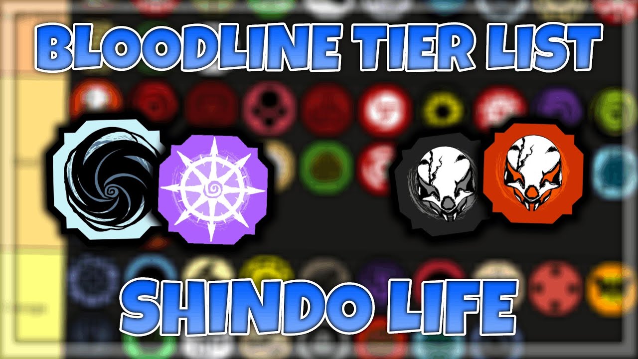 Shindo Life Bloodline Tier List