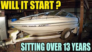 Trying To Start A Boat Sitting 13 Years