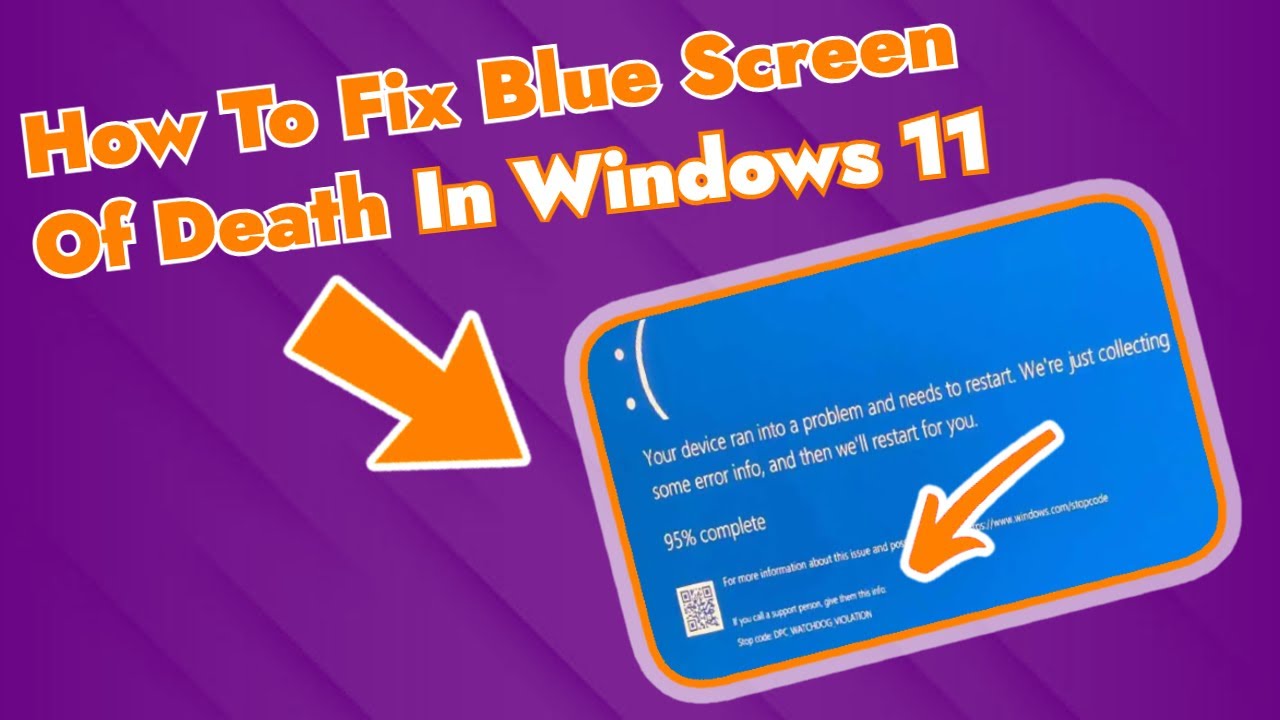 How to fix blue screen of death on windows 11 - YouTube