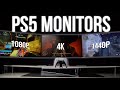 PS5 Monitor Recommendations (1080p/1440p/4k - 120hz TESTED!)