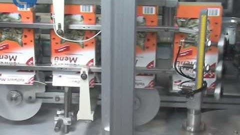 Paxon medium speed continuous motion Curti vertical cartoner Model 1001