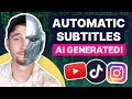 How to add automatic subtitles to a  ai generated 