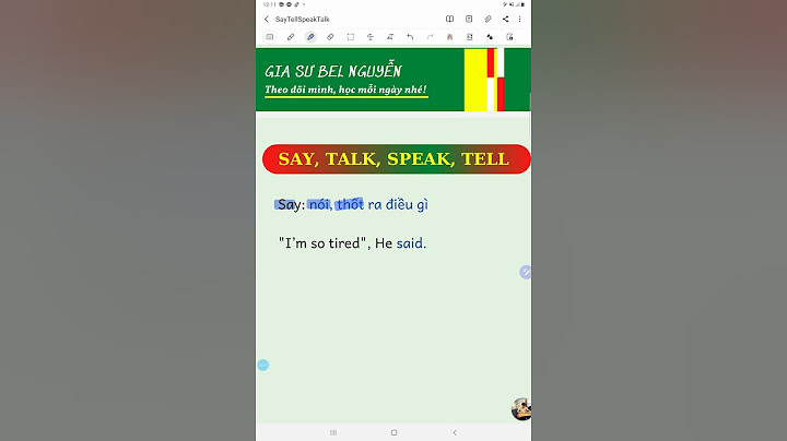 Talk là gì trong tiếng anh