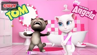Trò chơi My Talking Tom mèo Angela - cu lỳ chơi game #26 - funny gameplay