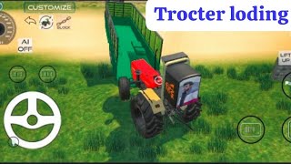 tractor loding for trally/indian Vchicals simulator 3D#swaraj #trending #viralvideo