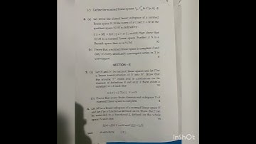 Functional Analysis||Msc||3rd SEM||MDU||2019