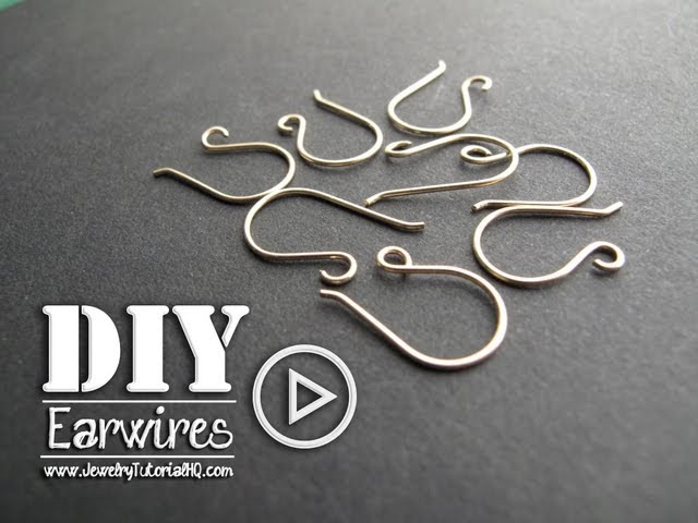 How to Make Perfect Earwires with a neat trick- Make 2 at a time