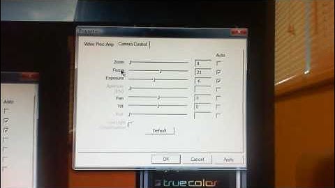 How To Disable Auto-Focus on Microsoft Lifecam HD-5000/Cinema