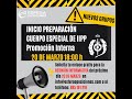 Nuevo Grupo Cuerpo Especial Promoción Interna. Presentación 20 de marzo a las 18 horas