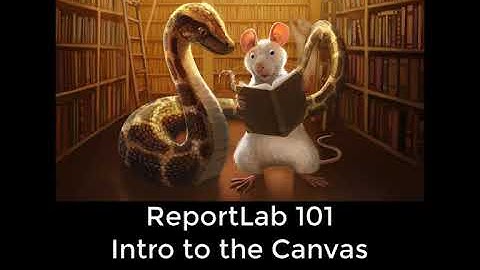 ReportLab 101 - Intro to the Canvas