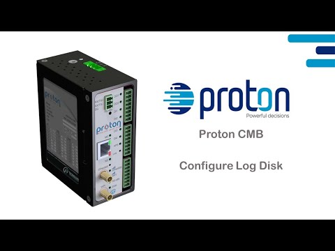 Proton CMB - Configure Log Disk