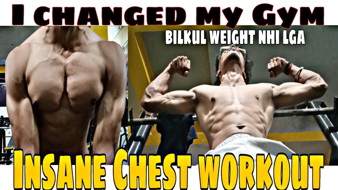 Insane Chest Workout at Gym| #devaxthetics | My New Gym!👌🔥| #new #gym ...