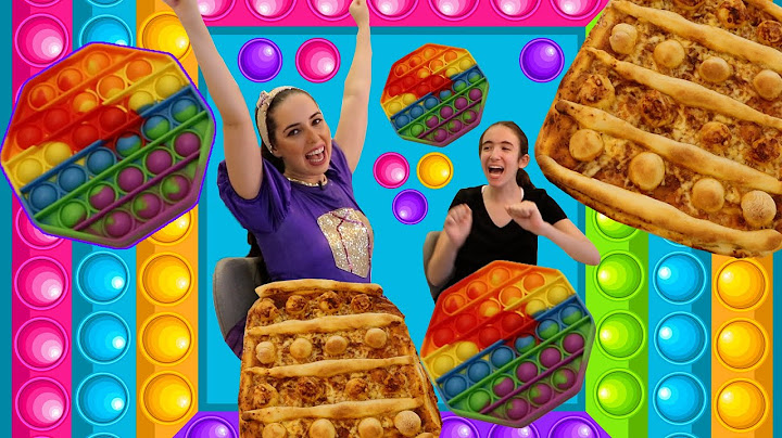 פופיט פיצה 🍕 נופיקי מכינה פיצת פופיט בצורת מתנה + פספוסים 🍕🎁 נופיקי 🎁 Pizza pop it 🎁 dyi