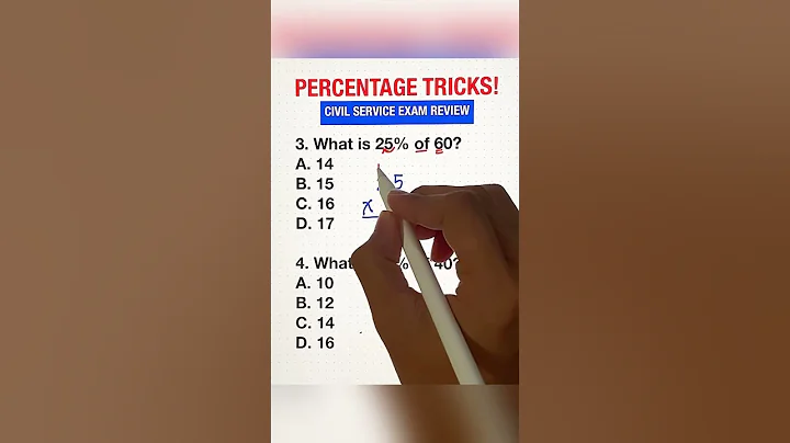 Unlock the Power of Percentages with these Mind Blowing Tricks! #civilserviceexam #cse