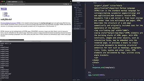 Node js 11 App 제작 동적인 웹페이지 만들기