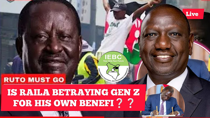 LIVE 🔴ANGRY GEN Z UP AGAINST RAILA,"HE IS A TRAITOR"  LIVE ON X SPACE
