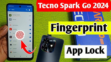 tecno spark go 2024 app lock fingerprint | how to set app lock fingerprint tecno spark go 2024