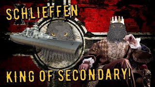 World of Warships Legends - SCHLIEFFEN - Legendär - KING of SECONDARY! [deutsch/ gameplay]