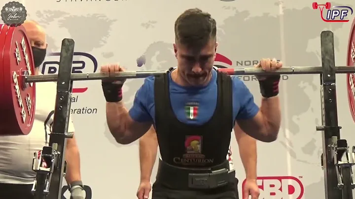 Jacopo Santangelo - 4th Place 597.5kg Total - 59kg...
