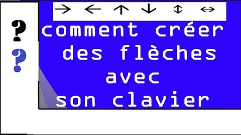 Comment faire une flèche sur ordi ACER ?