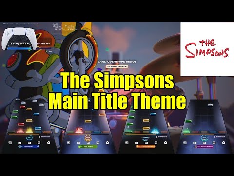 The Simpsons Main Title Theme by Danny Elfman - Fortnite Festival Expert Full Band (Controller)