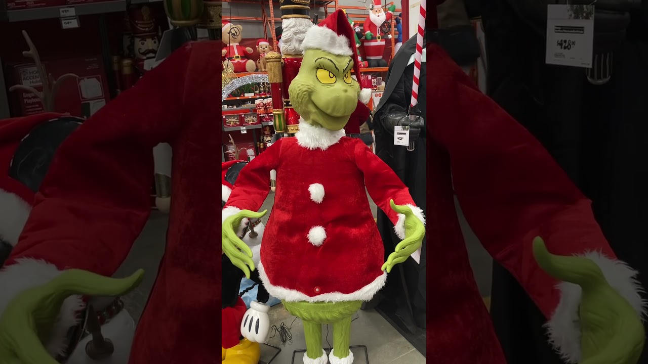 Рождество 2025 Гринч-аниматроник от Home Depot | Демо-видео | 🎄