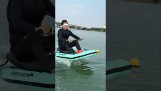 RushWave Surf Boat ,so much fun#rushwave  #Surfing #surfboard #electricsurfboard