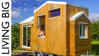 Her Beautiful SelfBuilt Tiny Home In The French Countryside