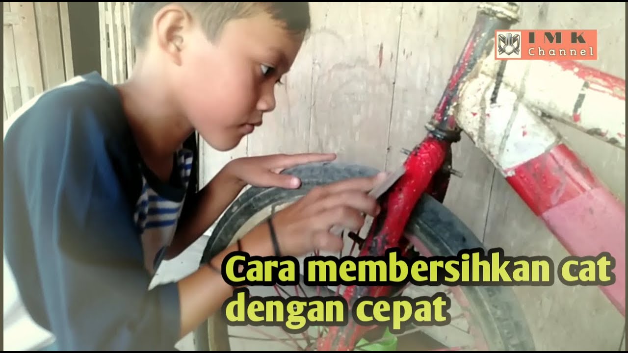  CARA  CEPAT MEMBERSIHKAN  CAT  PADA  SEPEDA YouTube