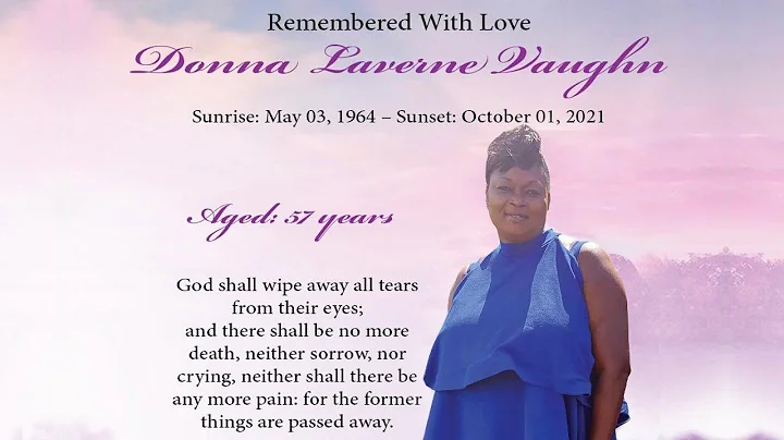 Live stream of funeral service for Donna Vaughn