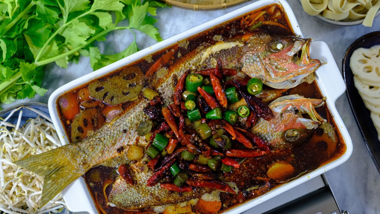 Grilled Fish Hot Pot Recipe | Souped Up Recipes