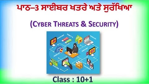 11th Ch 3 Cyber Threats and Security