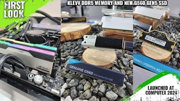 KLEVV DDR5-10000 Speeds With CRAS V RGB Memory, New Urbane V DDR5 & Genuine G560 Gen5 SSD Launched