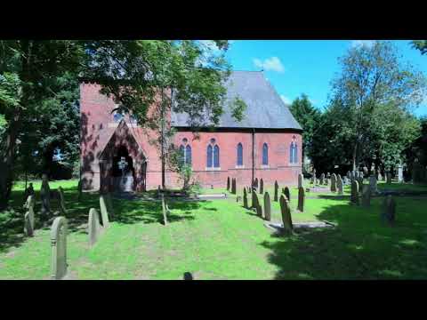 River Trent Burringham, Scunthorpe - with ambient sounds Drone Footage