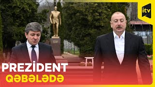 Prezident İlham Əliyevin Qəbələ rayonuna səfərindən görüntülər I TAM VERSİYA