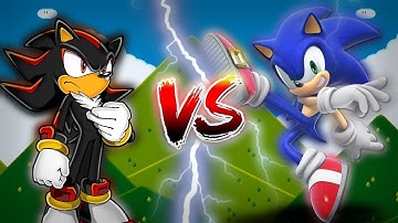 Sonic Vs Shadow (My third sprite animation)