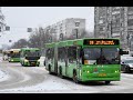 Поездка на автобусе МАЗ 105.465. Город Тюмень. Маршрут 30.