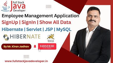 Hibernate Employee Management Full Stack Application | Learn with Mr. Kiran Jadhav