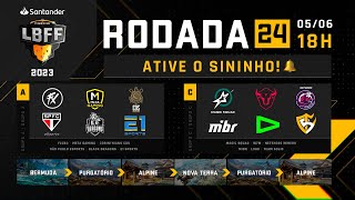 LBFF 2023 RODADA 24 AO VIVO - GRUPOS A E C | FREE FIRE ESPORTS BRASIL